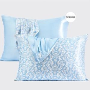 Bridgerton X Kitsch floral damask print satin pillowcase